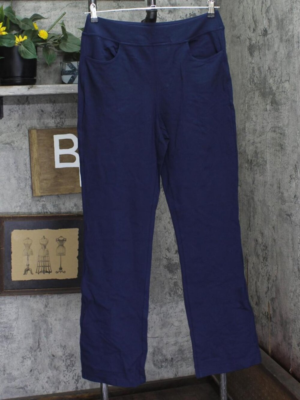 Belle By Kim Gravel Tall Ponte Baby Boot Cut Ponte Pants Twilight Blue 12 Tall